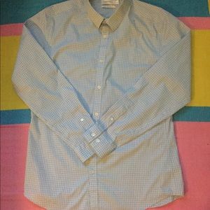 Calvin Klein Men’s Shirt.  M.  Non Iron Slim Fit
